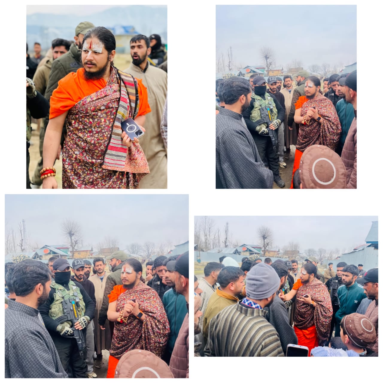 'Swami Priyam Jii's Inspirational Visit to Chakloo, Baramulla Marks Triumph in Public Outreach and Social Reformation'